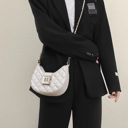 Women's Rhombus Chain Bag - Fashion Shoulder Underarm Messenger Bag