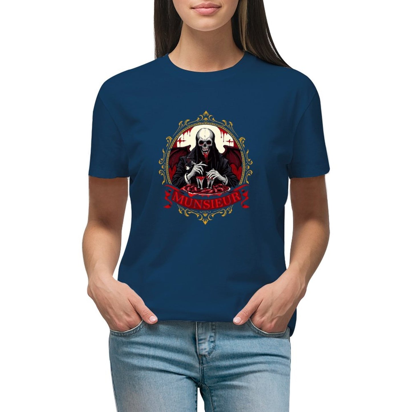 Women's Munsieur T-Shirt Valentine's Day Collection "Patron Q" Bleeding Love Collection