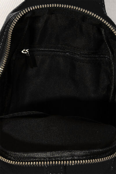Fame Single Strap Faux Leather Sing Backpack - Munsieur
