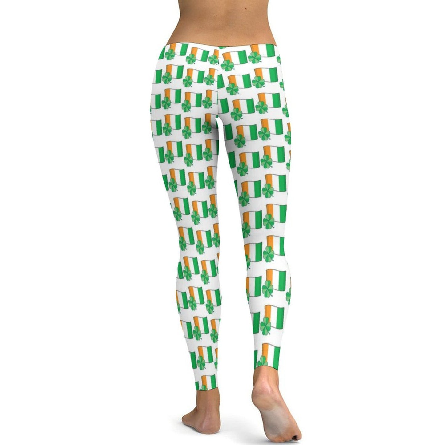 Munsieur St. Patrick's Day Collection Women's Hot Yoga Stretch Leggings
