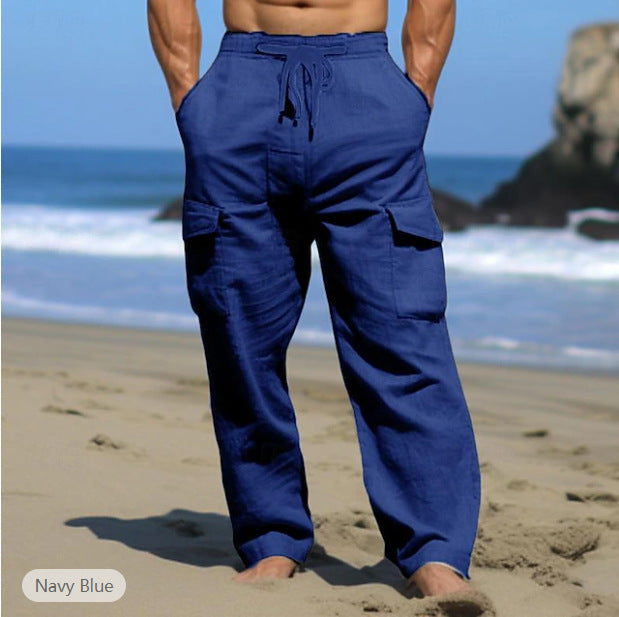 Men's Summer Wear Fashion Multi-pocket Pants - Munsieur