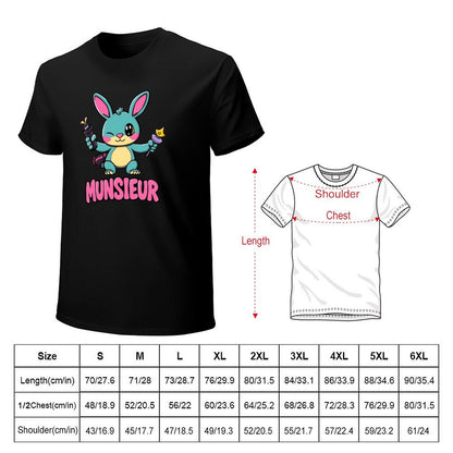 Munsieur 男士復活節兔子系列「Blaze」復活節設計師 T 卹