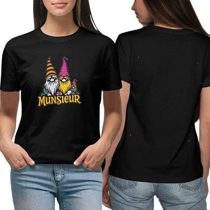 Munsieur Women's Designer T-shirt "Gnomies" Streetwear for Her