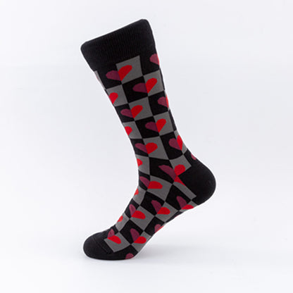 Men's Mid-calf Length Socks Europe And America - Munsieur