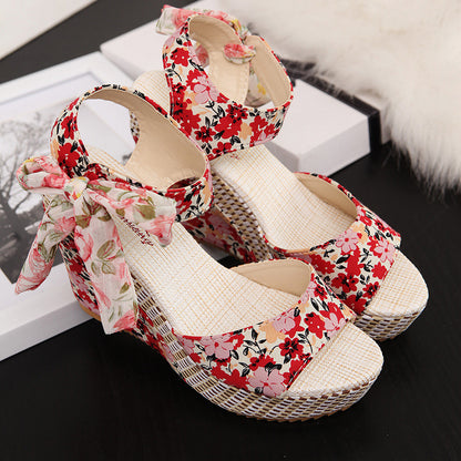 Bohemian Wedge Sandals
