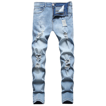 Men's Ripped Slim-fit Fashion Pants