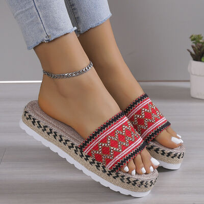 Open Toe Platform Sandals - Munsieur