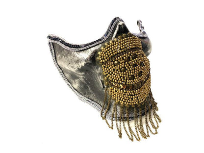 Skull Punk Rivets Performance Mask Halloween Mask Accessories