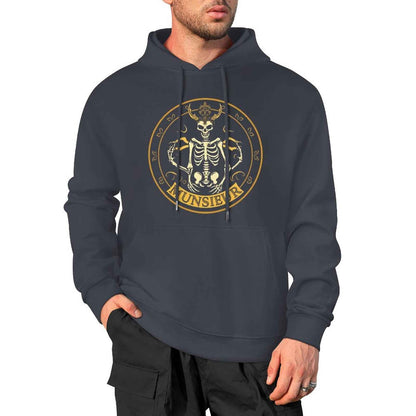 Munsieur Shadow Reaper: Luxe Skull Hoodie for Men - Munsieur