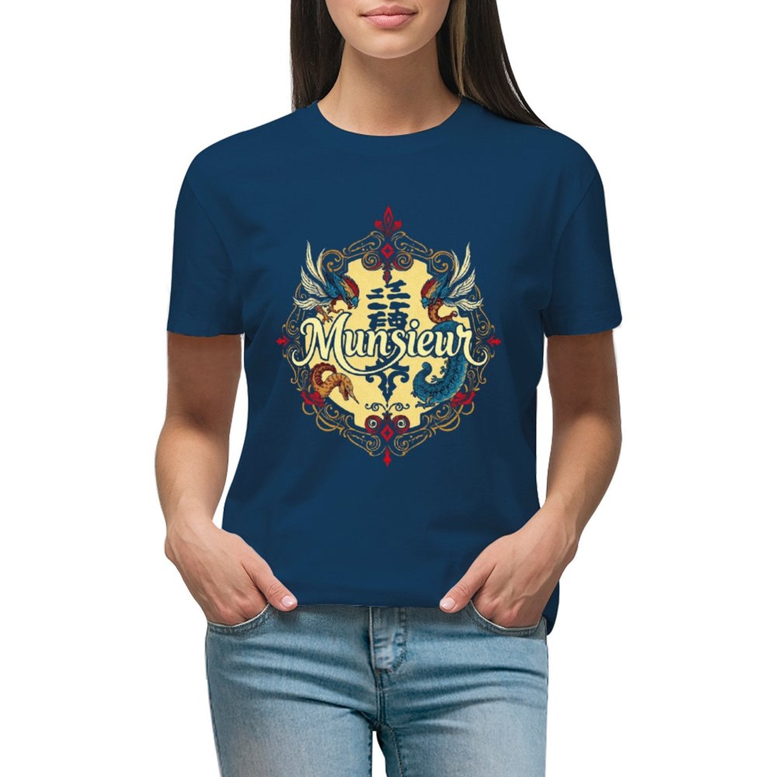 **Heatwave Sale** Munsieur Women's T-shirt Designer Streetwear for Her