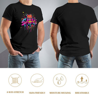 Tee for Men – "Savage" Graphic Streetwear Crown Co.