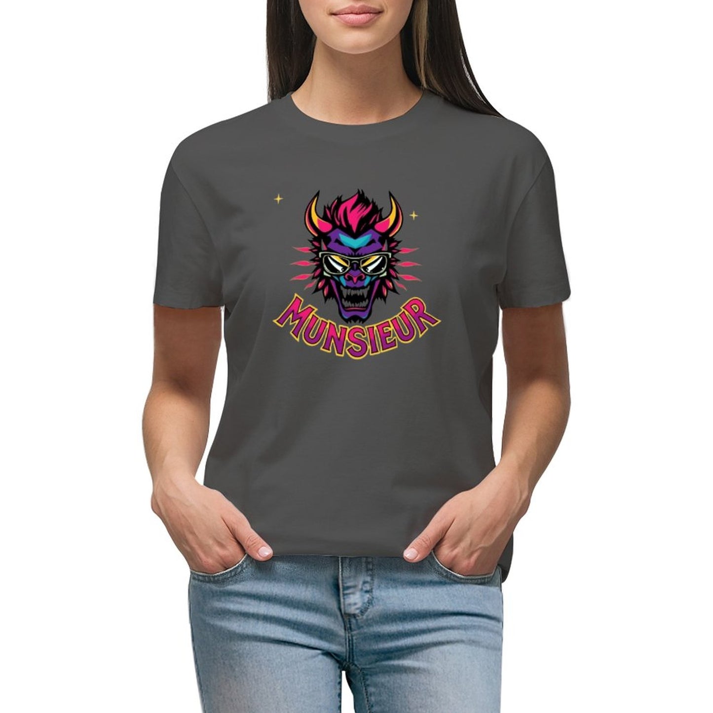 Munsieur Women's T-shirt "Meanie" Graphic T-shirt for Women - Munsieur