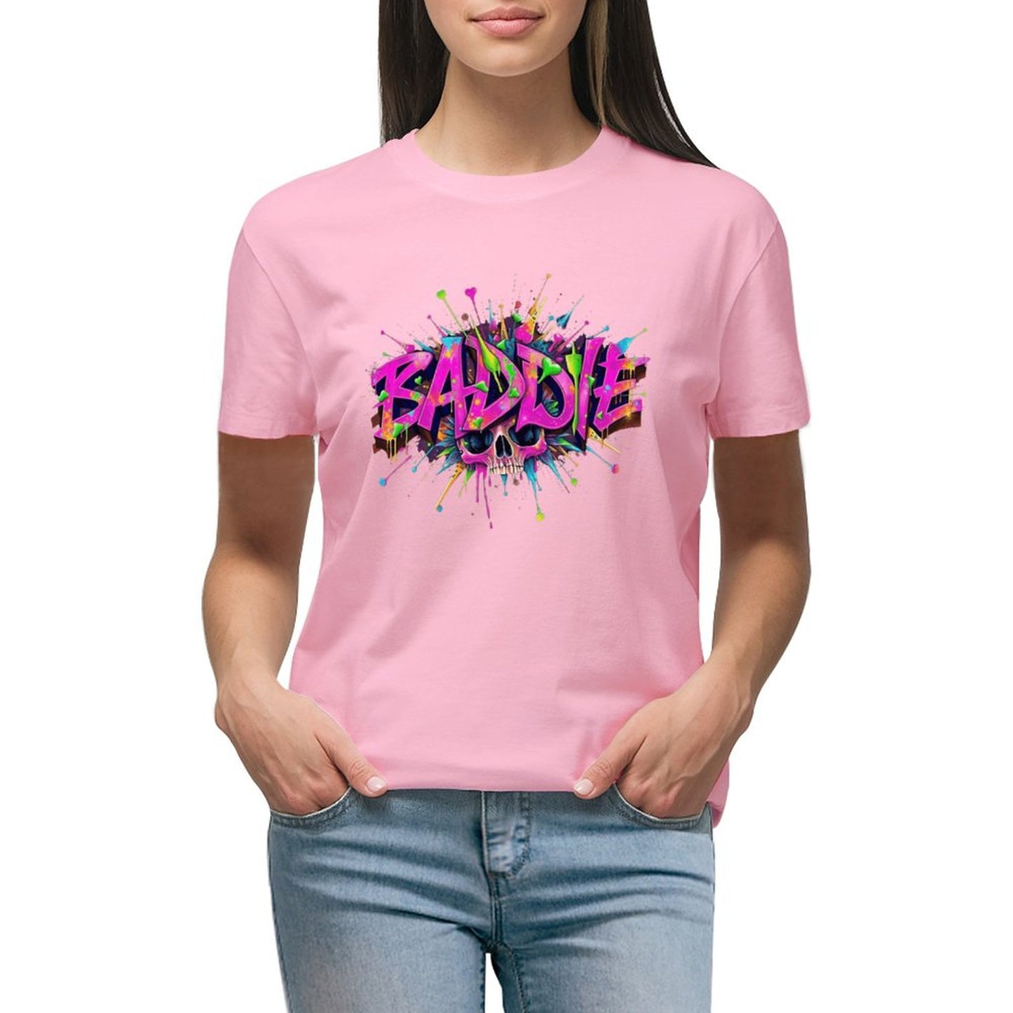 T-shirt for Women "Baddie" Streetwear Crown Co. 👑