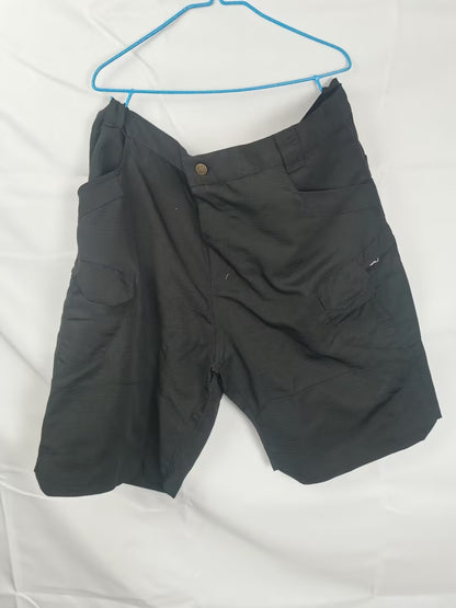 Men's Tactical Casual Shorts Streetwear Plaid Fabric Waterproof Free Shipping