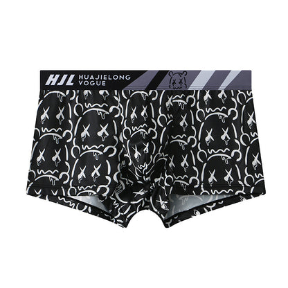 Men's Multi-color Printing Slim Fit Breathable Boxers - Munsieur