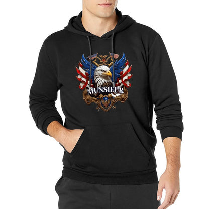 Munsieur Men's Hoodie "American Pride" Independence Day Collection 4th of July