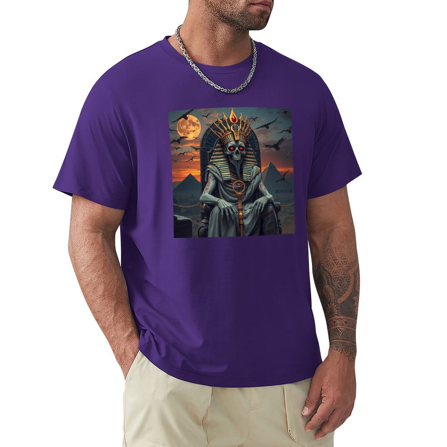 Munsieur Pharaoh's Reign Collection Men's Tee IV (High Definition & Front Printing)