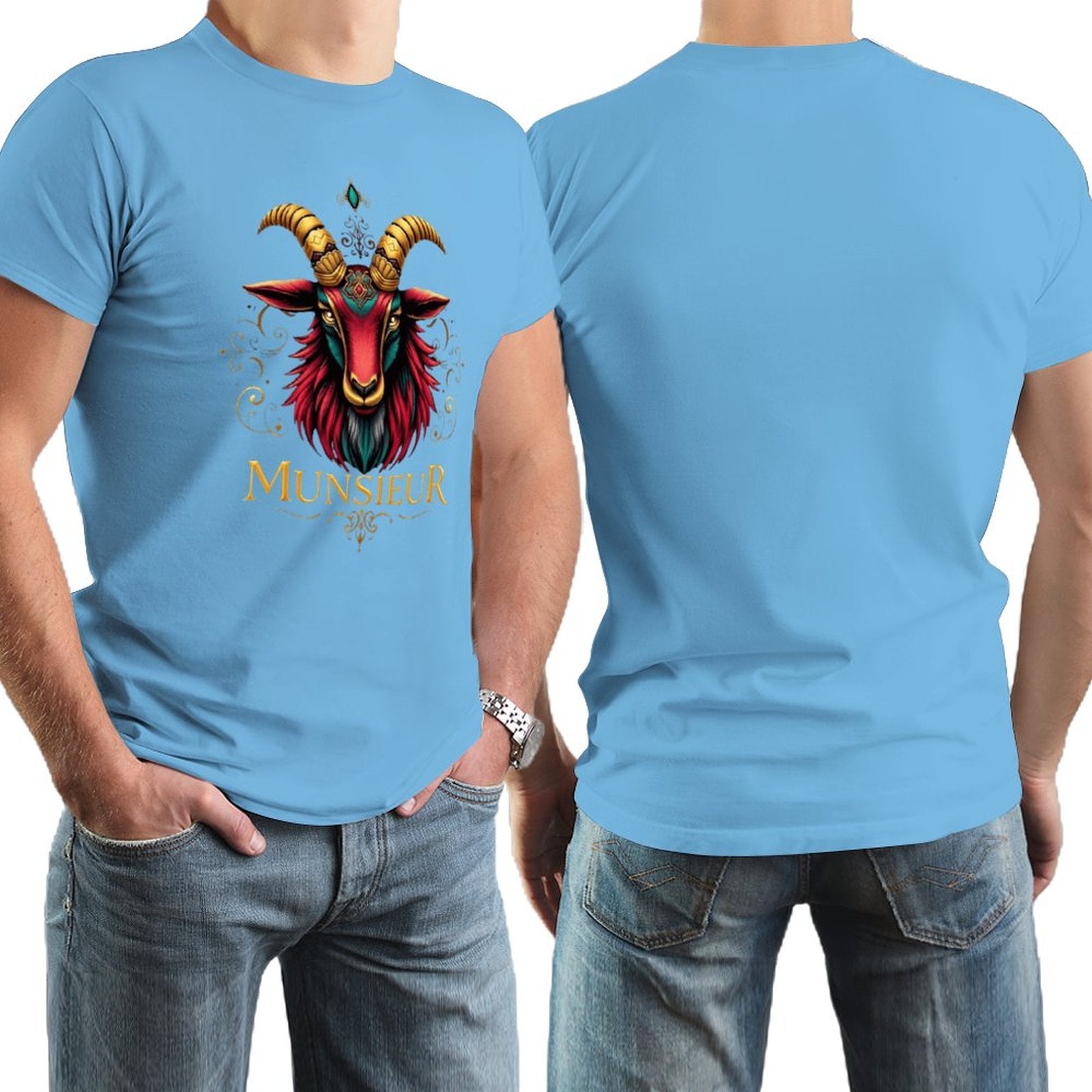 *Sale** Men's Munsieur Tee "Icon Billy" Designer Streetwear Fashion