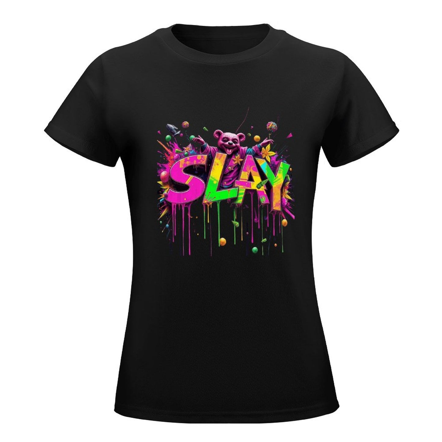Women's T-shirt "Slay" Designer Streetwear Crown Co.👑