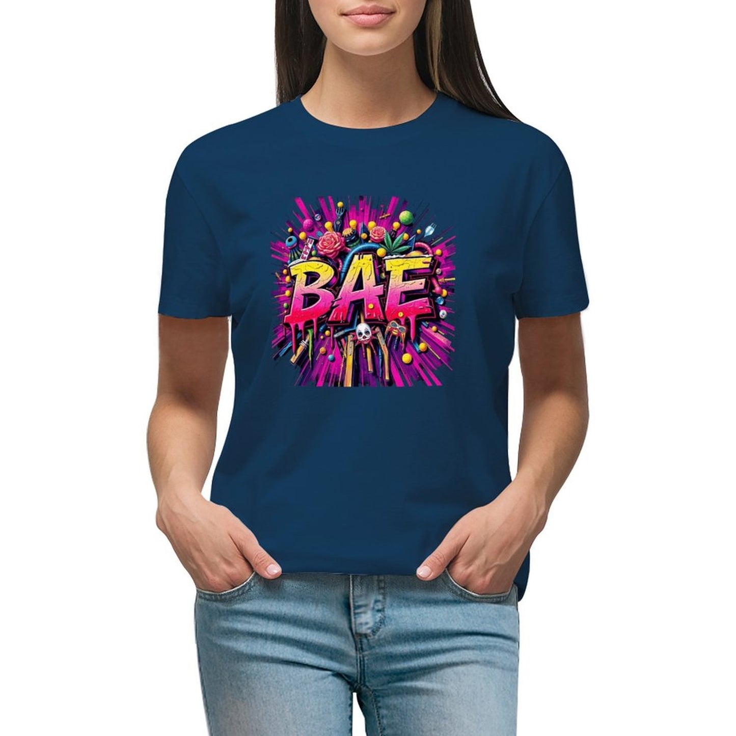 T-Shirts for Women "Bae" Streetwear Crown Co. 👑