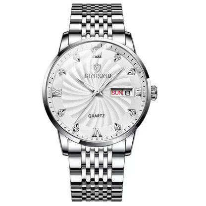 Men's Watch Double Calendar Waterproof