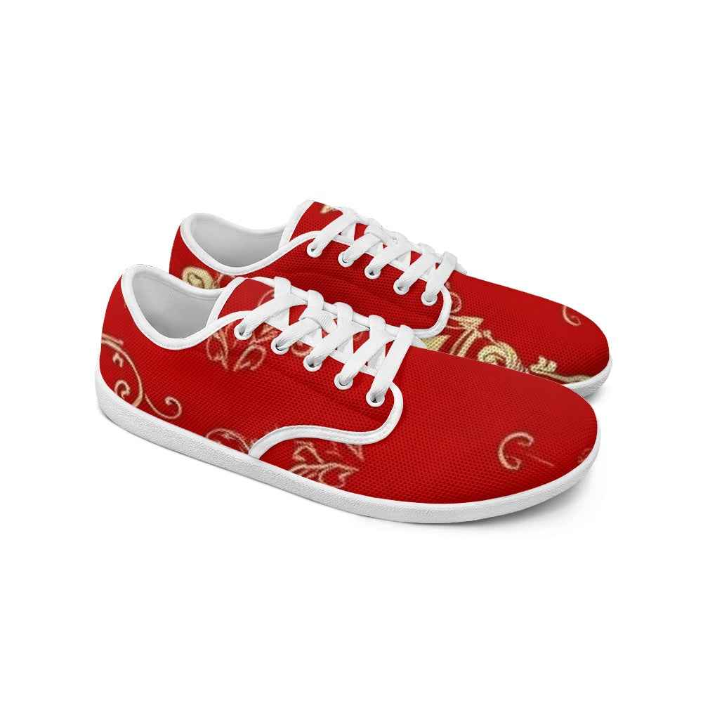 Lace-up barefoot shoes