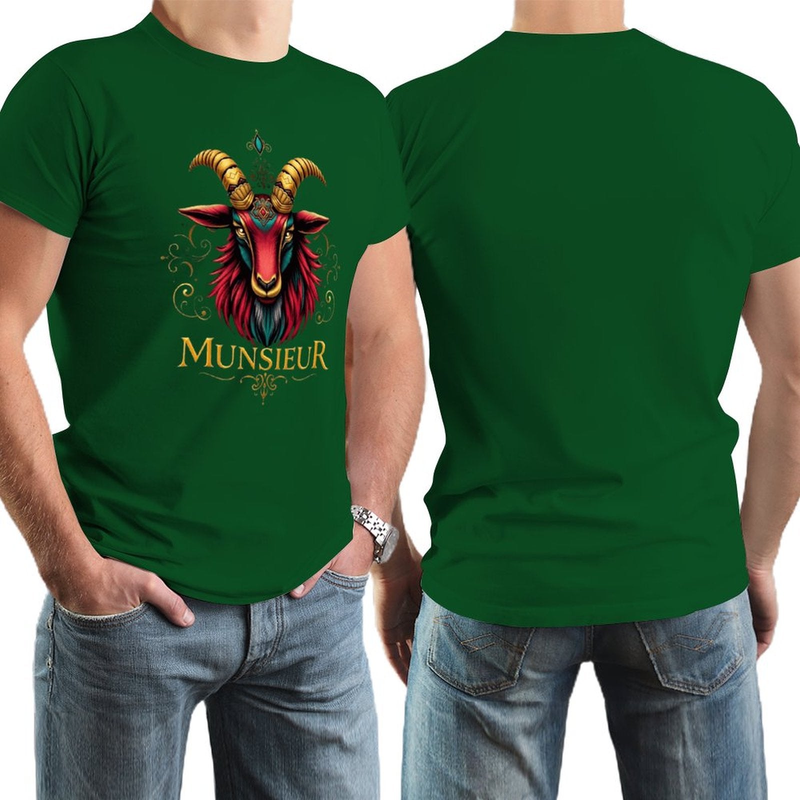 *Sale** Men's Munsieur Tee "Icon Billy" Designer Streetwear Fashion