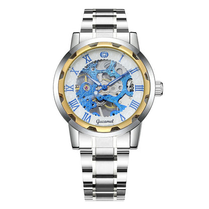 Strip Hollow Gold Manual Mechanical Watch