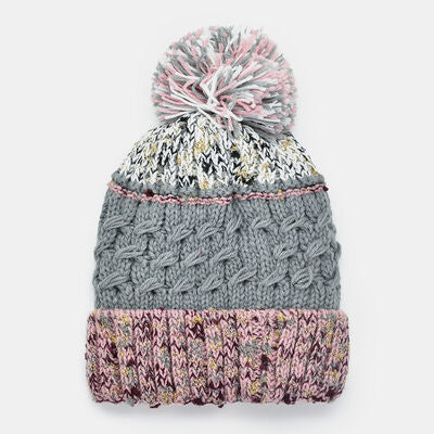 Contrast Thermal Hat with Pompom - Munsieur