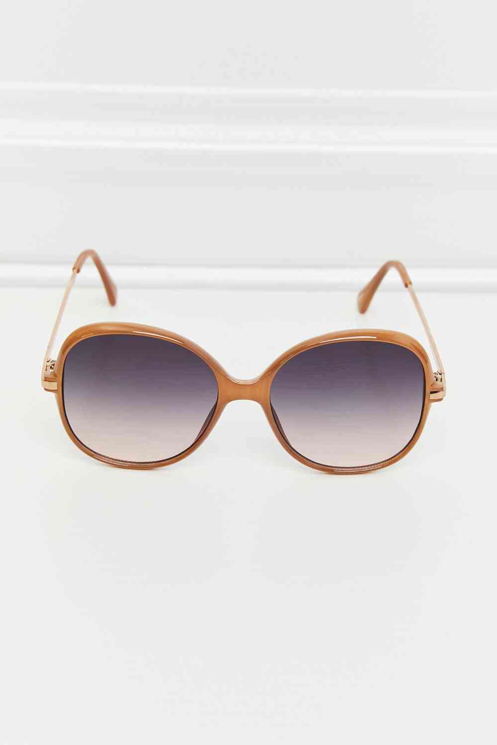 Metal-Plastic Hybrid Full Rim Sunglasses - Munsieur
