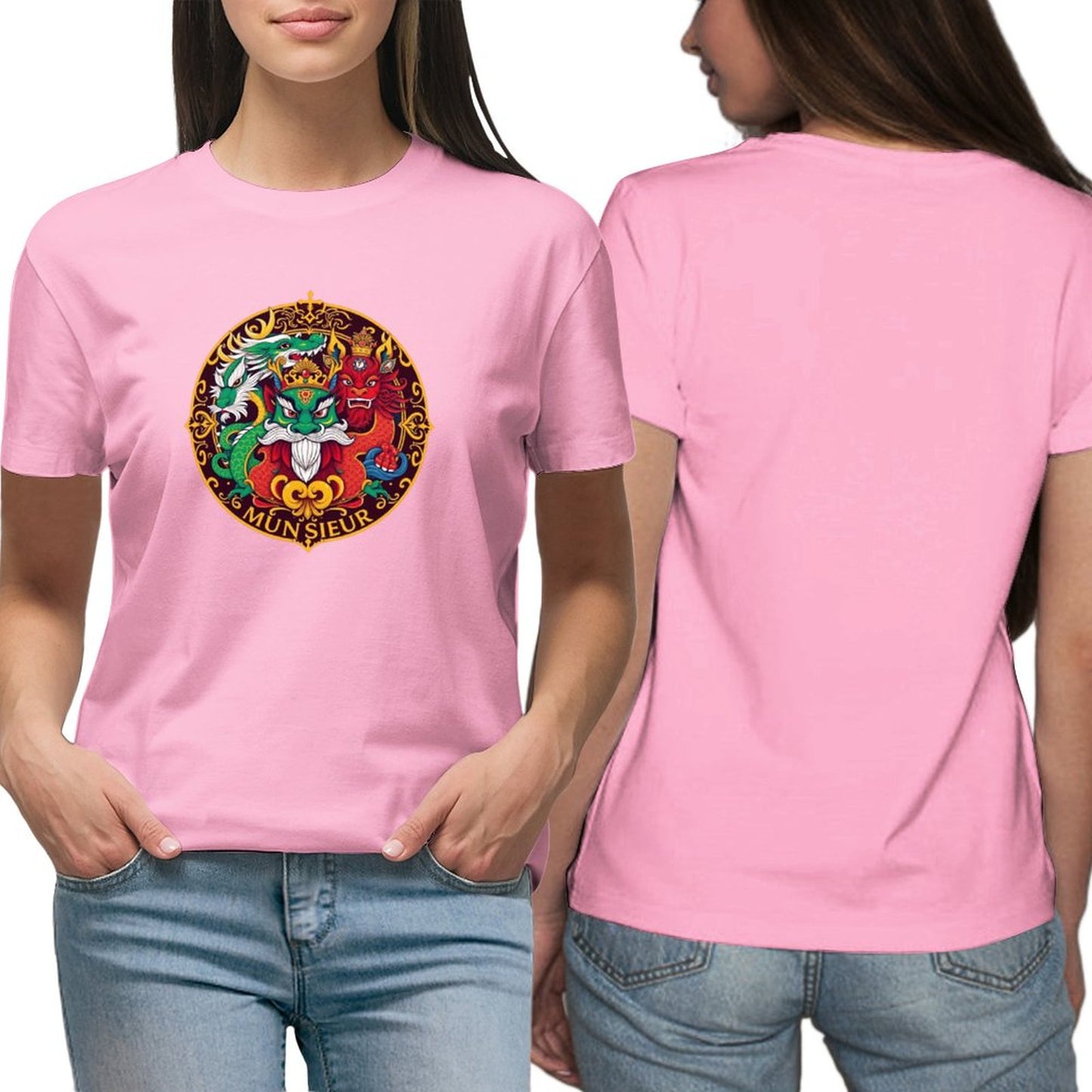 Munsieur T-Shirt for Women: Lightweight, Breathable, and Ultra-Stylish for Her - Munsieur