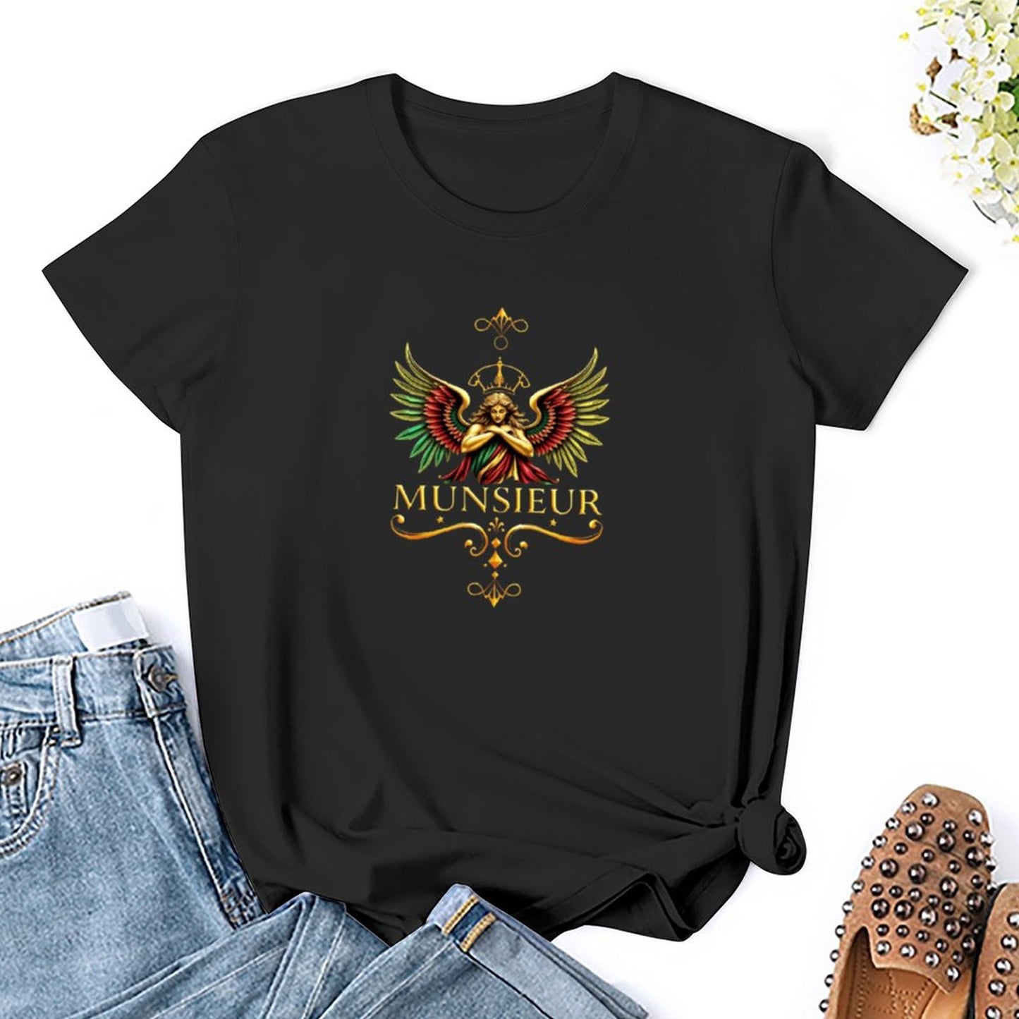 Munsieur Women's Timeless Style with Munsieur Premium Women's T-Shirts - Munsieur