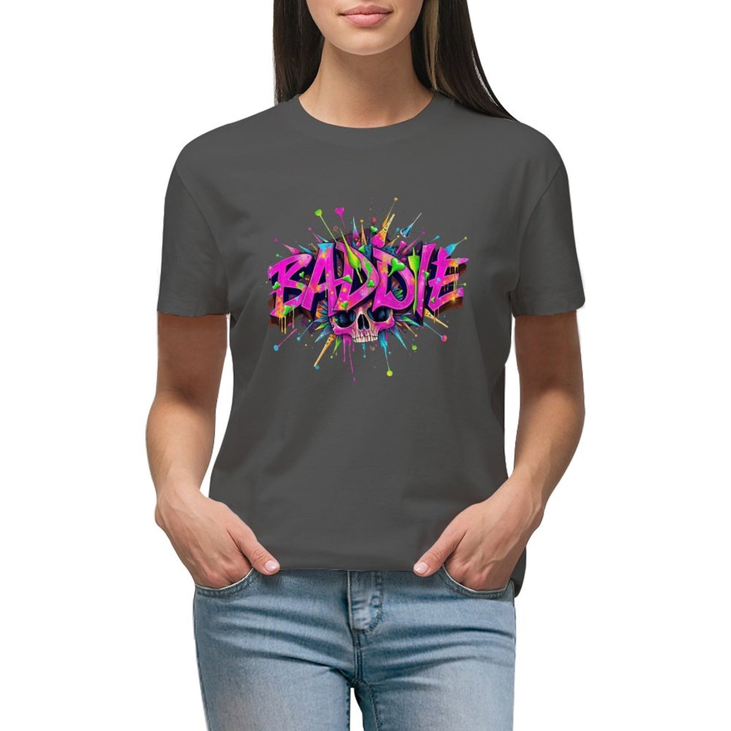 T-shirt for Women "Baddie" Streetwear Crown Co. 👑