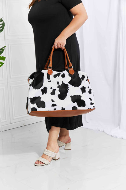 Animal Print Plush Weekender Bag - Munsieur