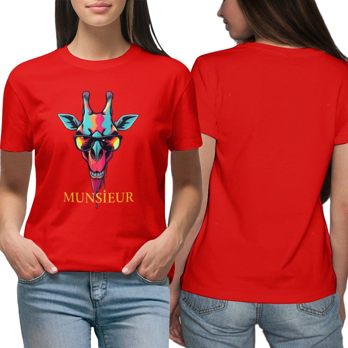 Munsieur T-Shirt for Women: Perfectly Tailored for Modern Confidence for Her - Munsieur