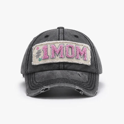 Letter Adjustable Cotton Baseball Cap - Munsieur