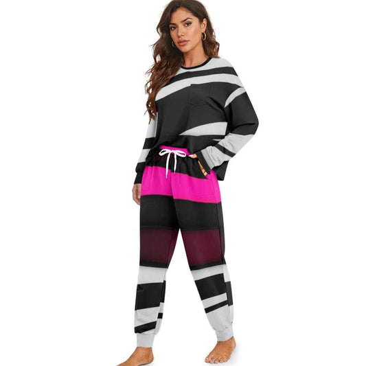 Women's drawstring pajamas set