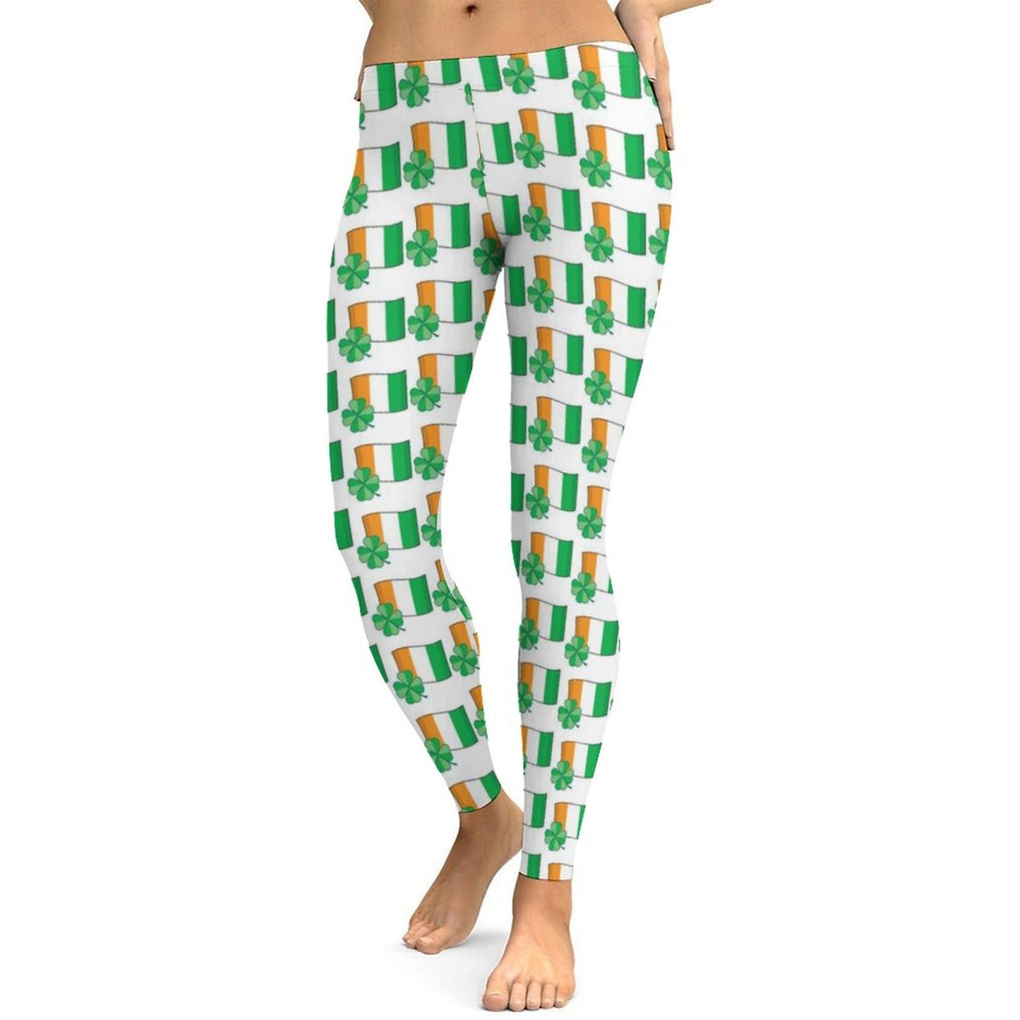 Munsieur St. Patrick's Day Collection Women's Hot Yoga Stretch Leggings
