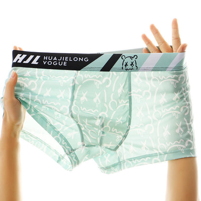 Men's Multi-color Printing Slim Fit Breathable Boxers - Munsieur