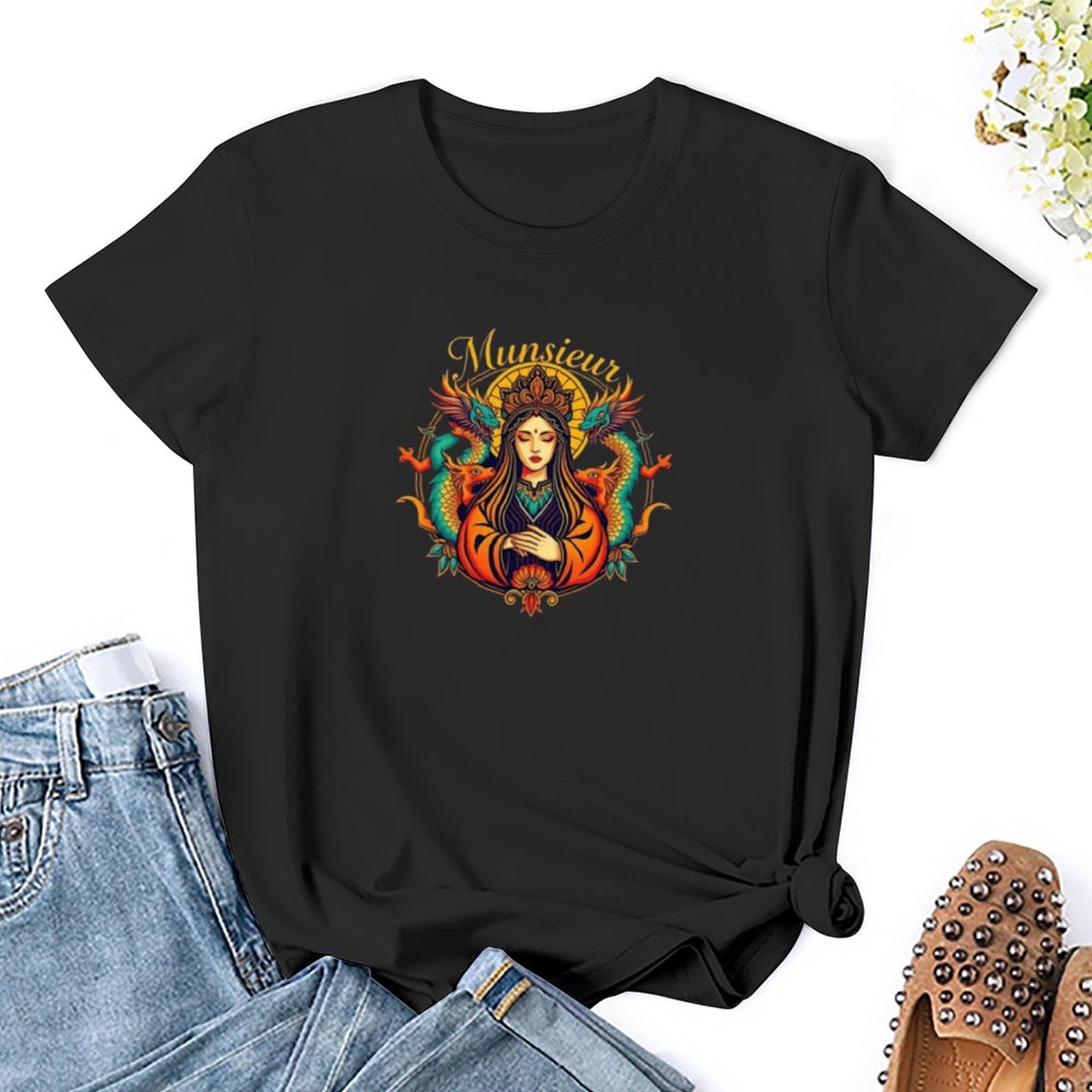 Munsieur T-Shirt for Women: Timeless Simplicity with a Premium Fit - Munsieur