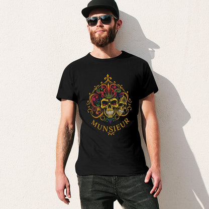 Men's Munsieur Brand Tee "Mardi Gras" Streetwear Design