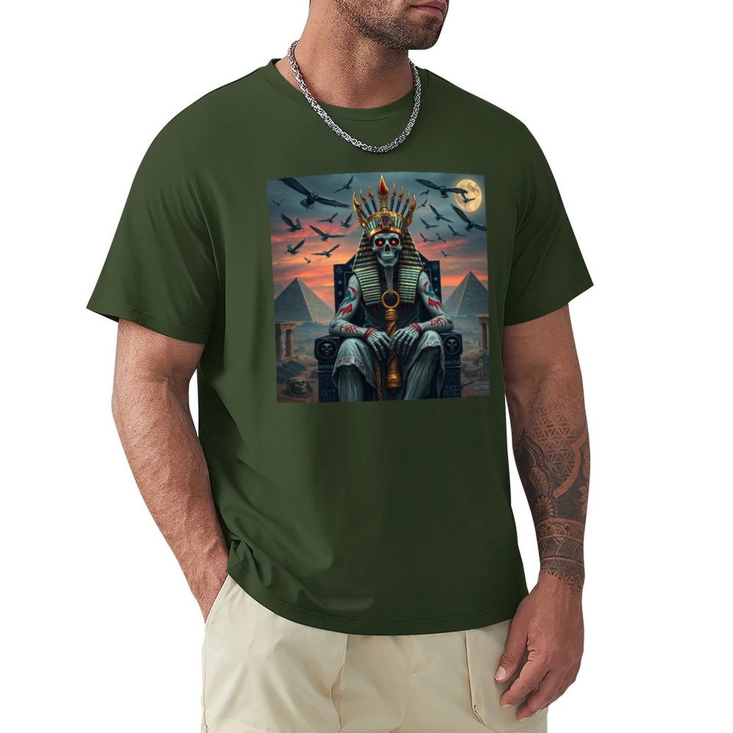 Munsieur Pharaoh's Reign Collection Men's Tee (High Definition & Front Printing)