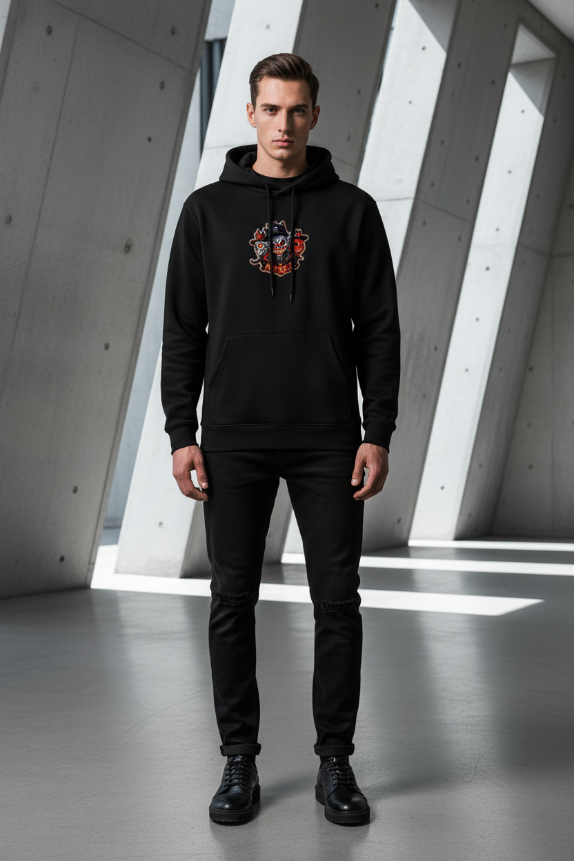 Halloween Embroidered Hoodie - Limited Edition | MUNSIEUR