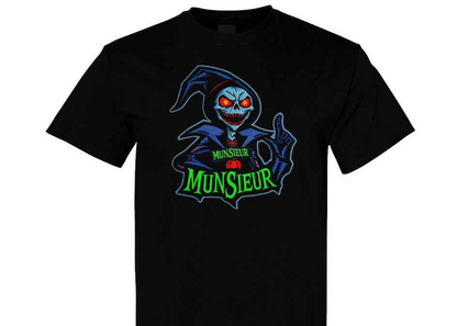 MUNSIEUR Unisex Tee Halloween Designer T-Shirt Gildan