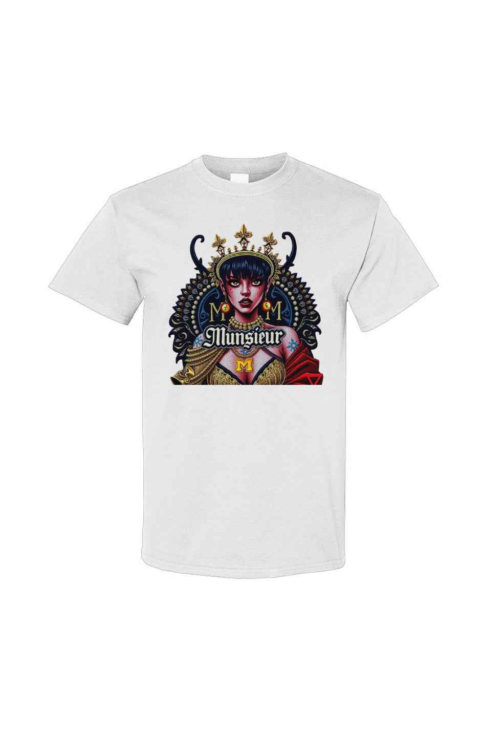 MUNSIEUR Unisex Tee Gildan Cotton T Shirt