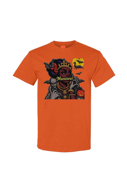 MUNSIEUR Halloween Design Unsiex Tee Gildan Cotton T-Shirt