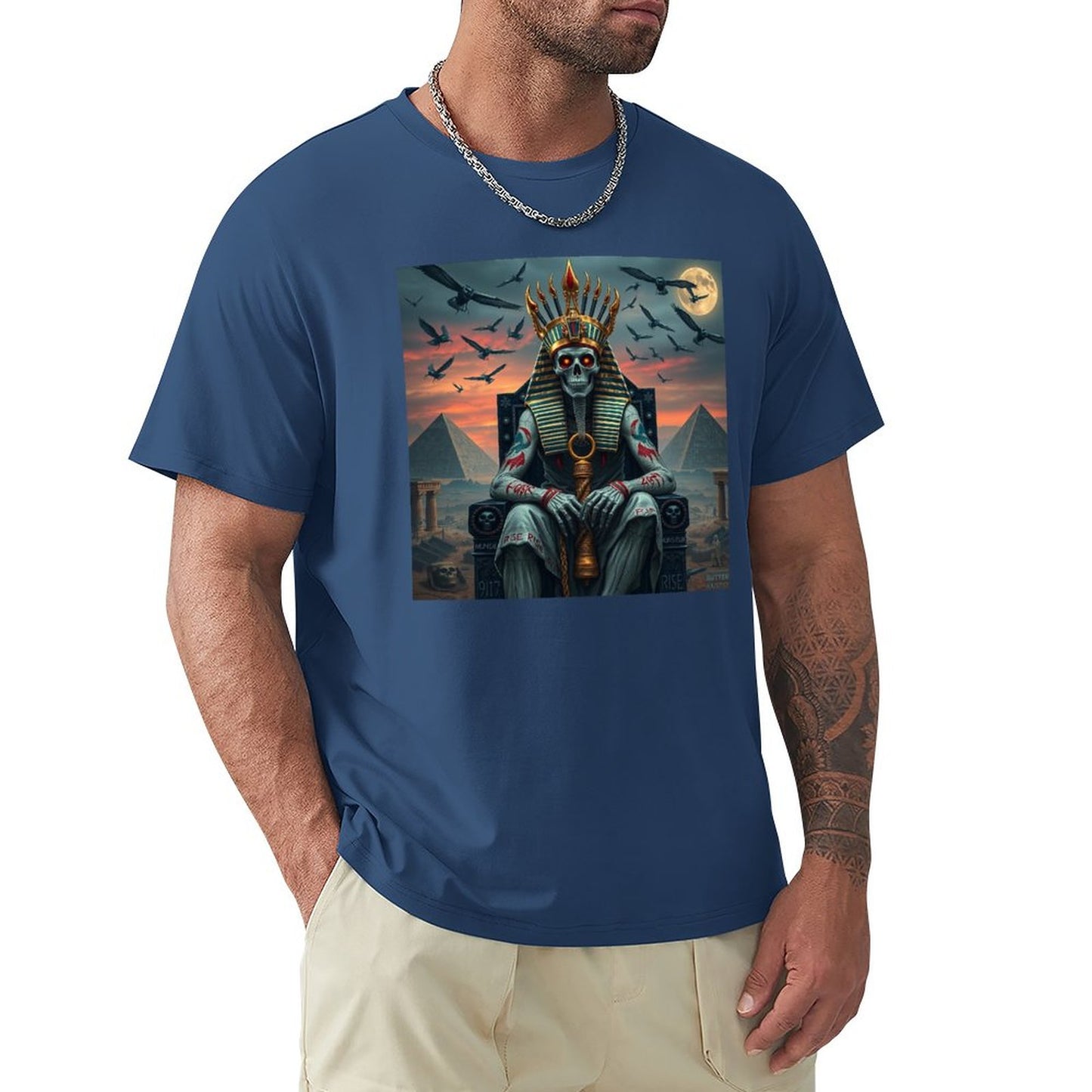 Munsieur Pharaoh's Reign Collection Men's Tee (High Definition & Front Printing)