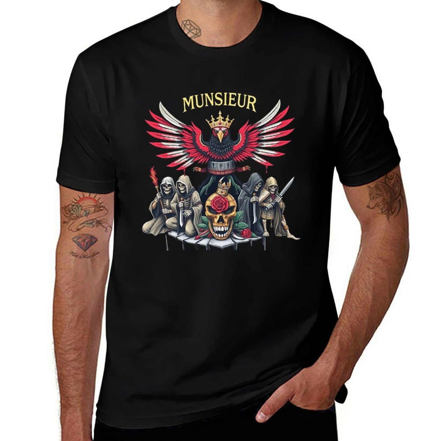 Men's Tee Munsieur Brand Design "Liberation" Graphic Tee