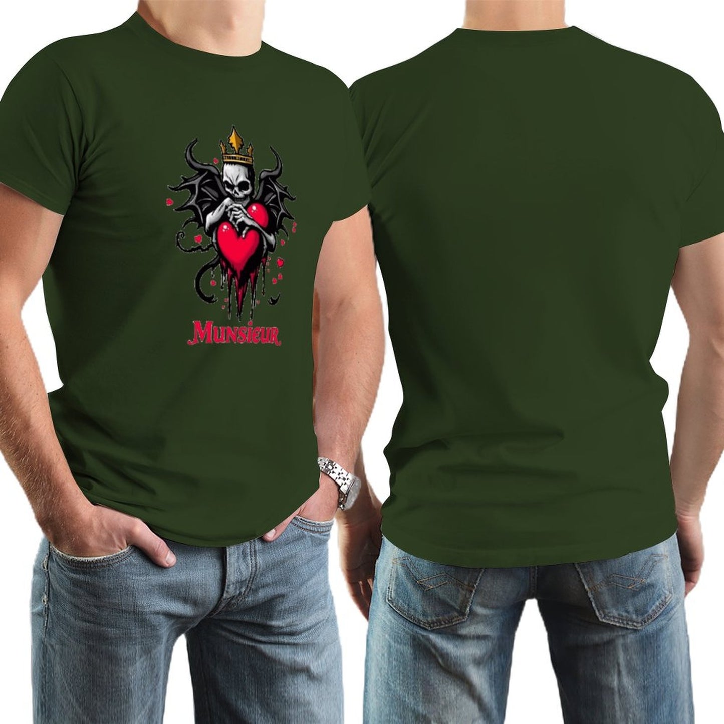 Munsieur Valentine's Day Collection "King of " Tee for Men