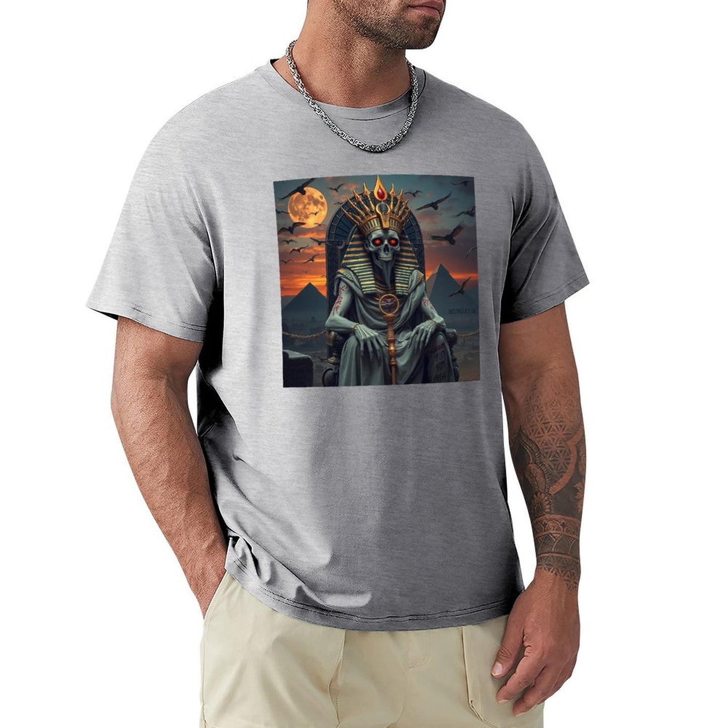Munsieur Pharaoh's Reign Collection Men's Tee IV (High Definition & Front Printing)